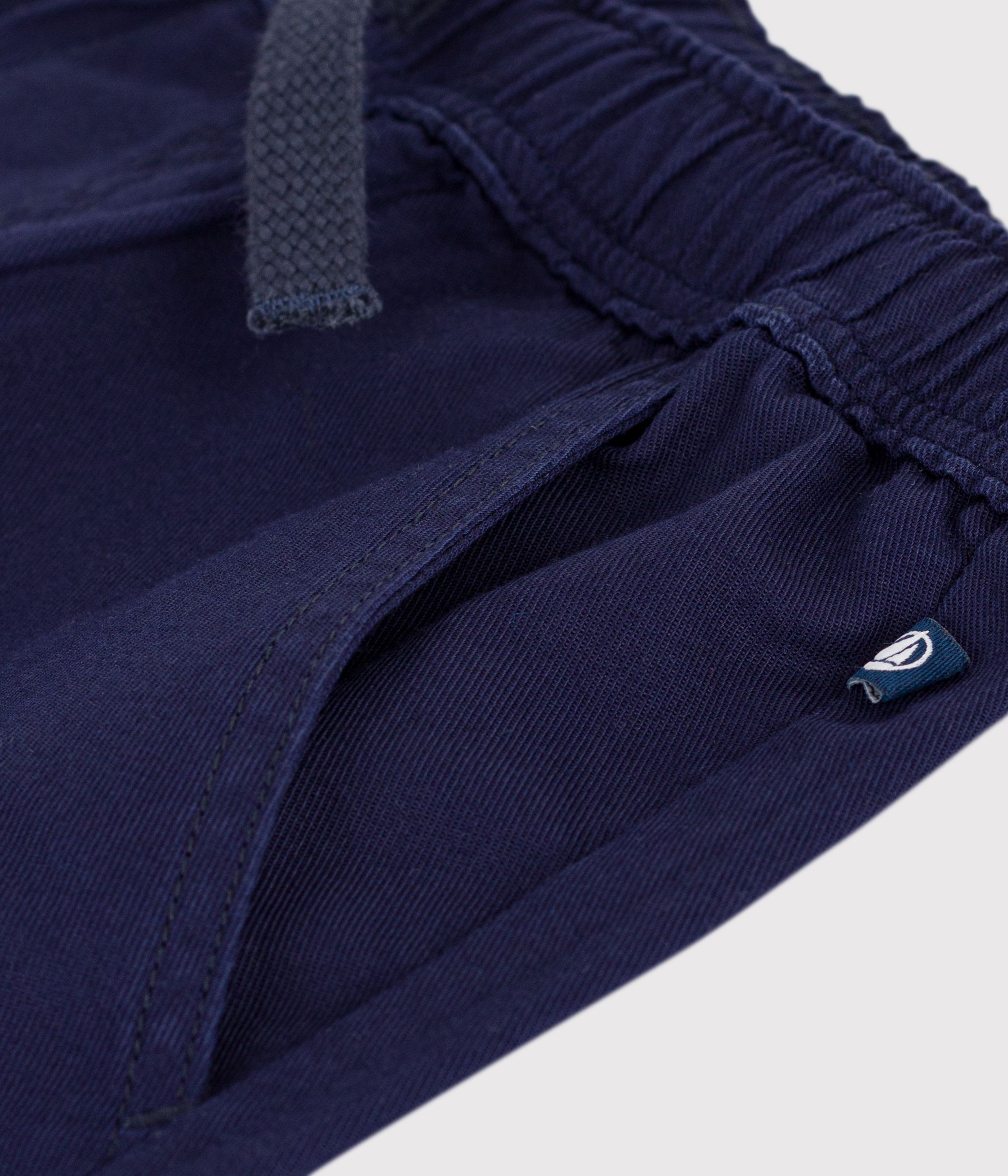 Children's Bermuda shorts in plain cotton