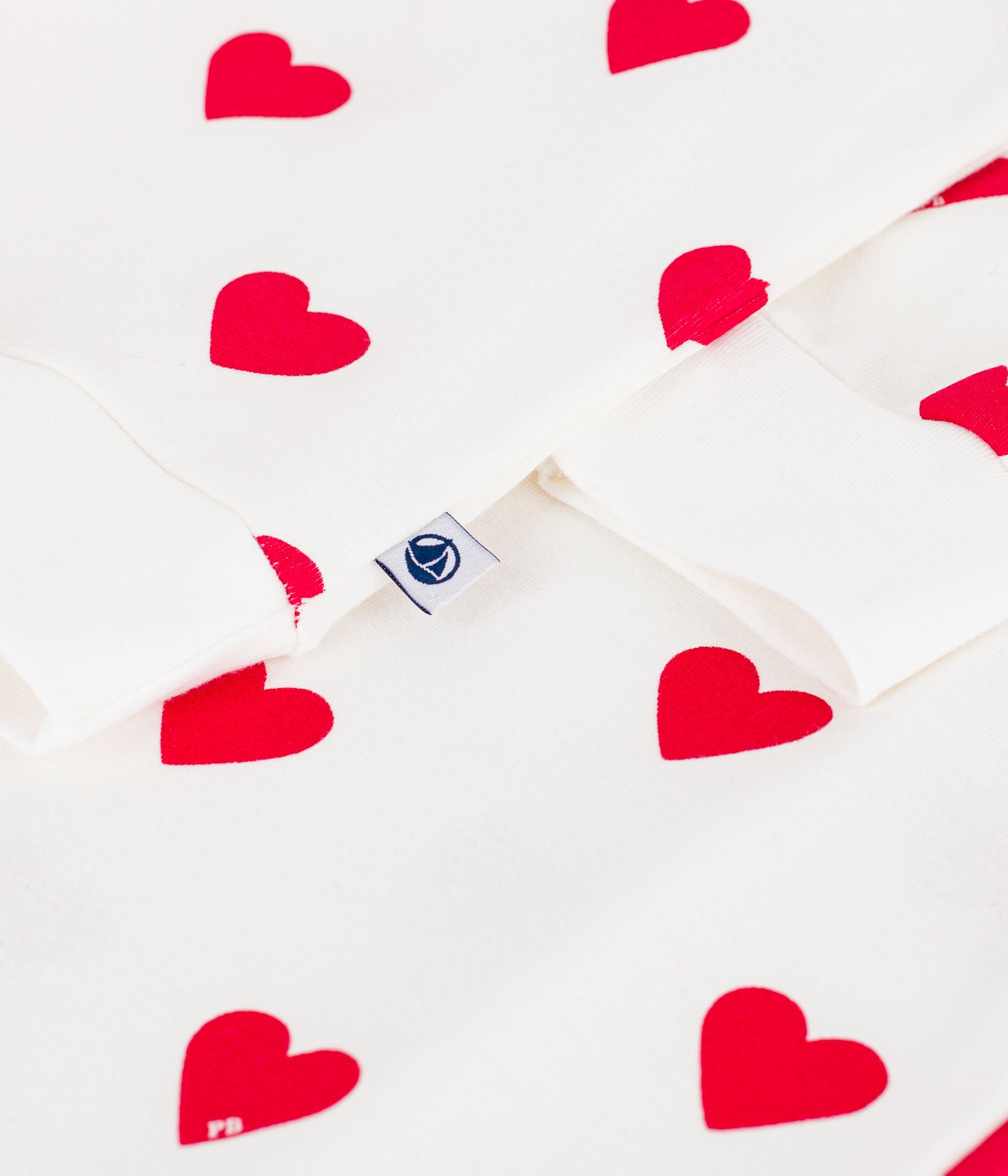 Women's heart print cotton pyjamas