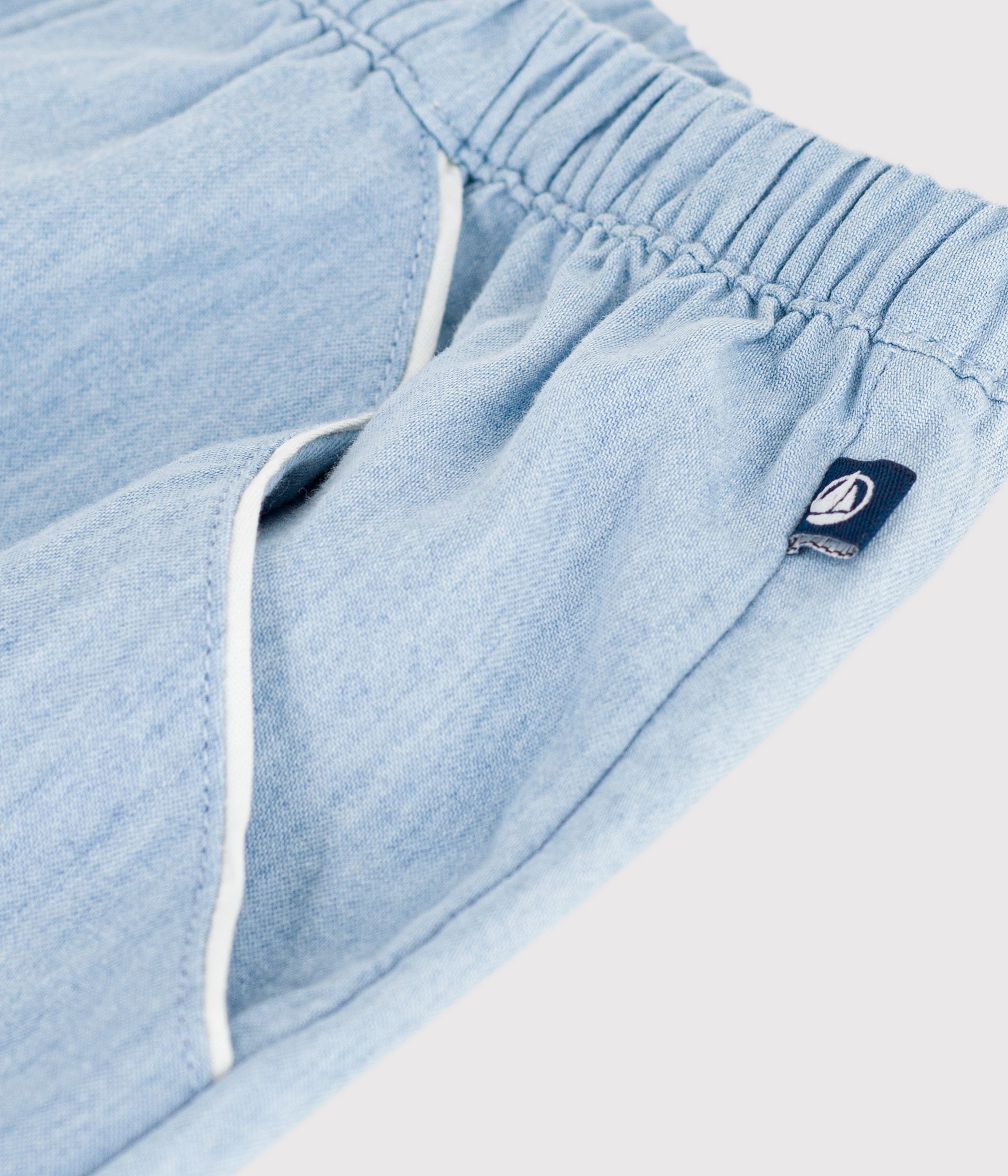 Children's plain cotton shorts