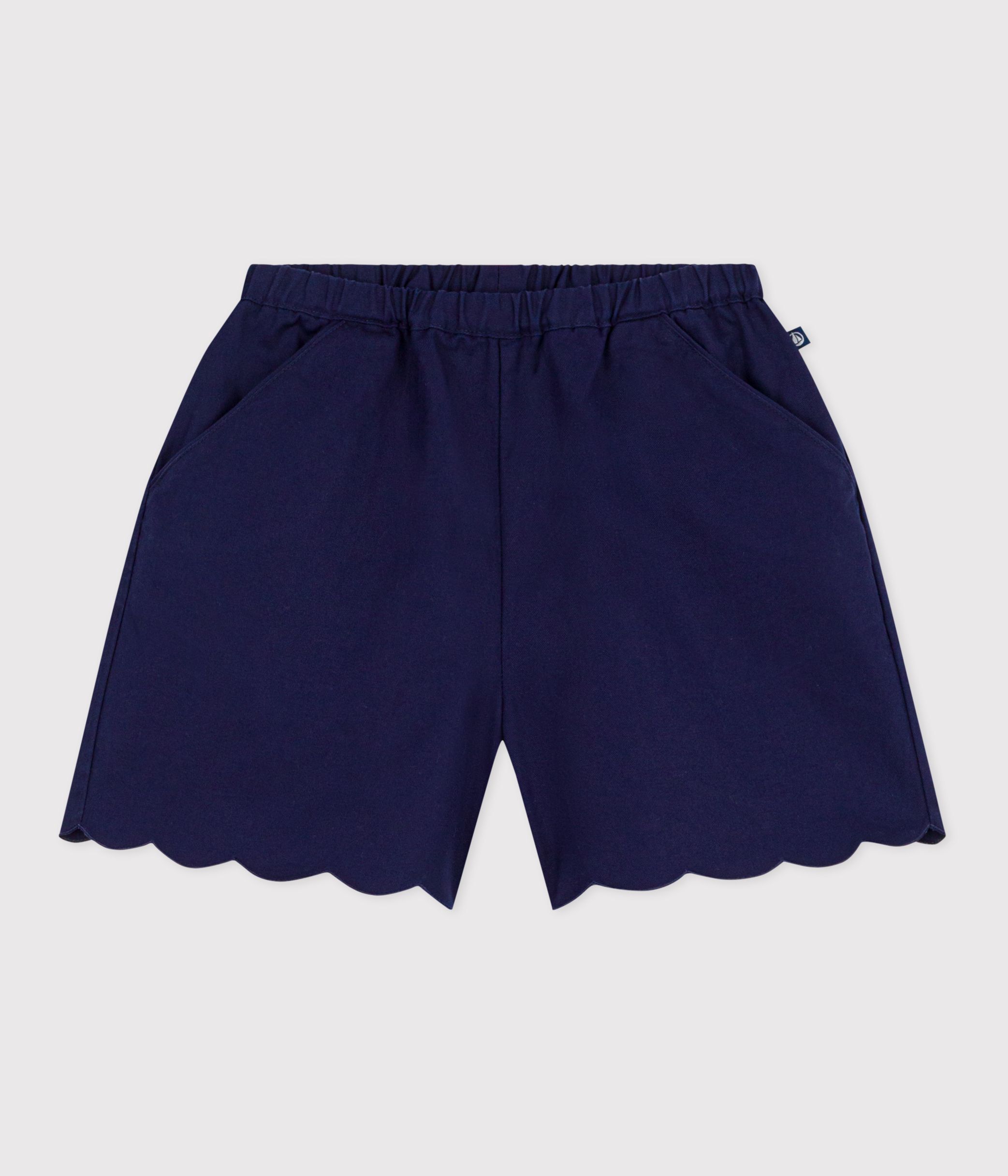 Children's plain cotton shorts