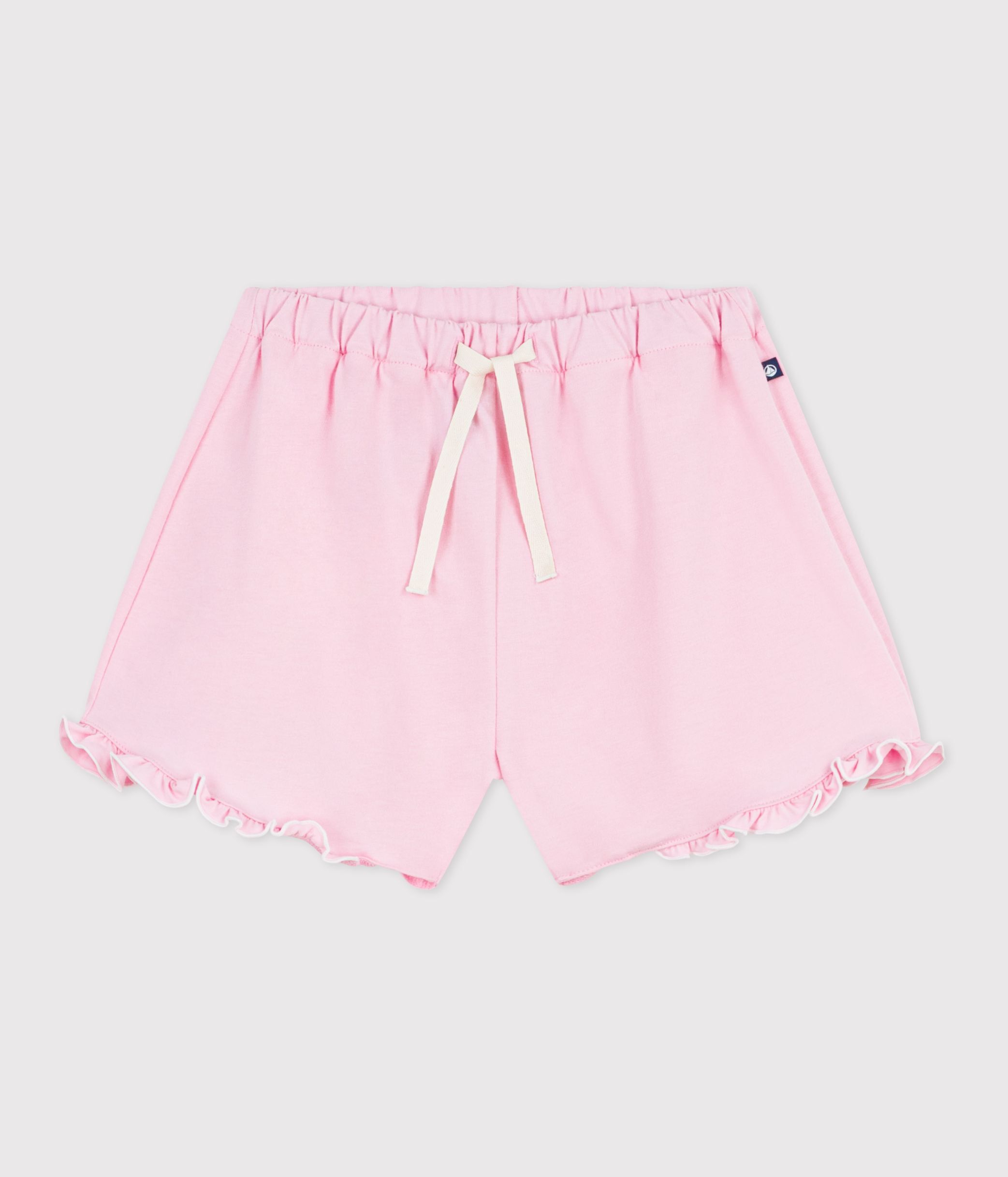 Children's plain cotton shorts