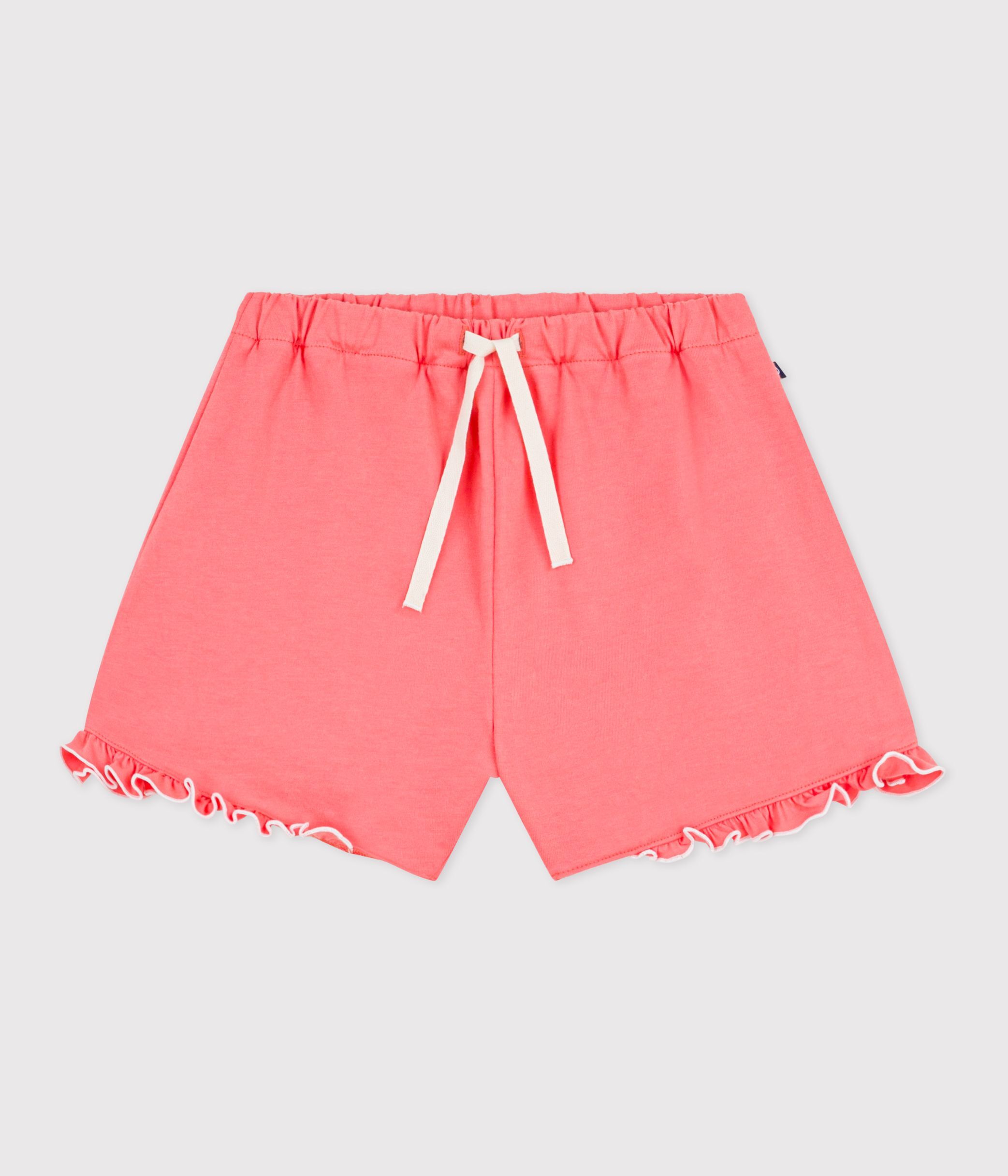 Children's plain cotton shorts