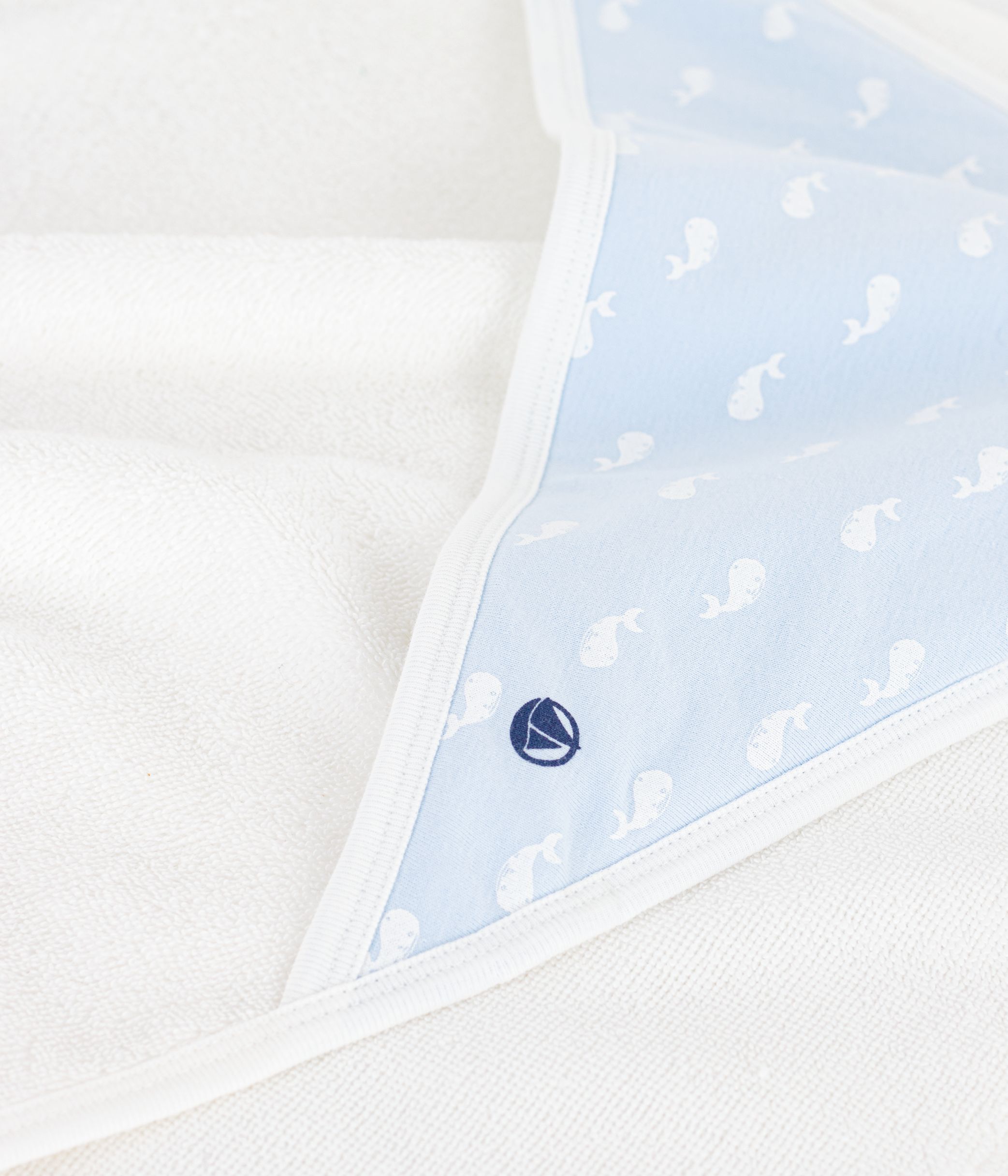 Babies' square cotton bath wrap