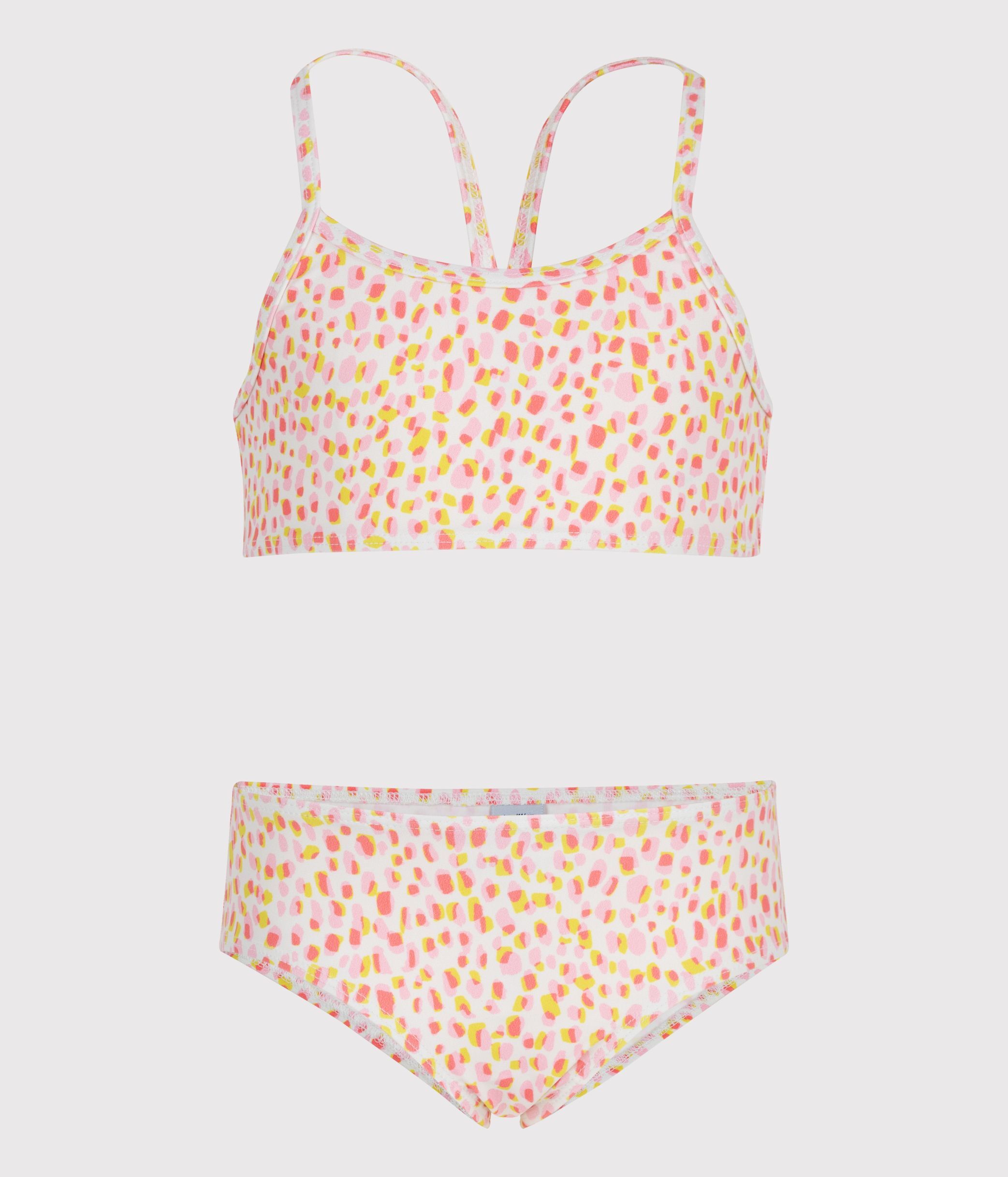 Children's two-piece printed swimsuit