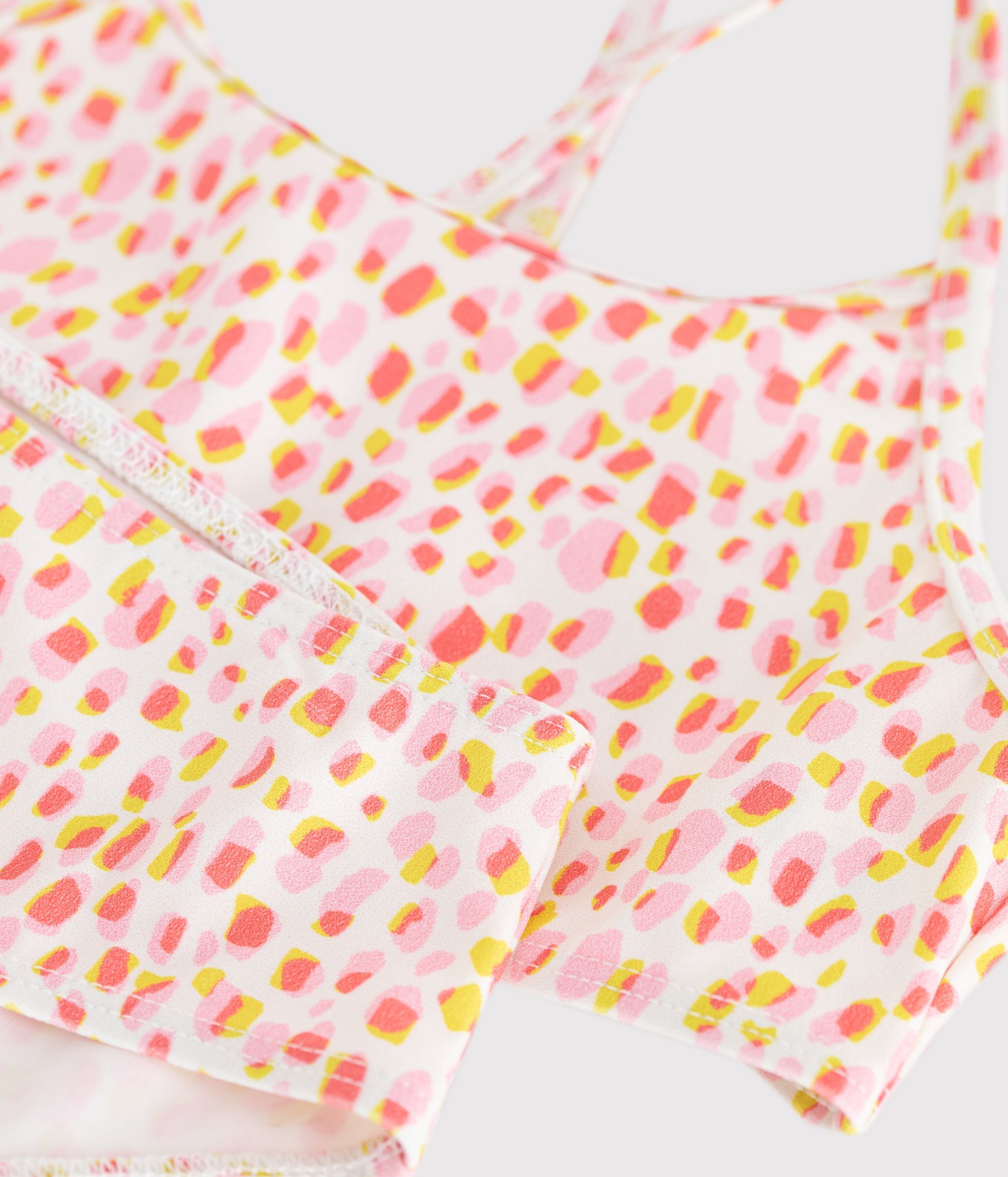 Children's two-piece printed swimsuit