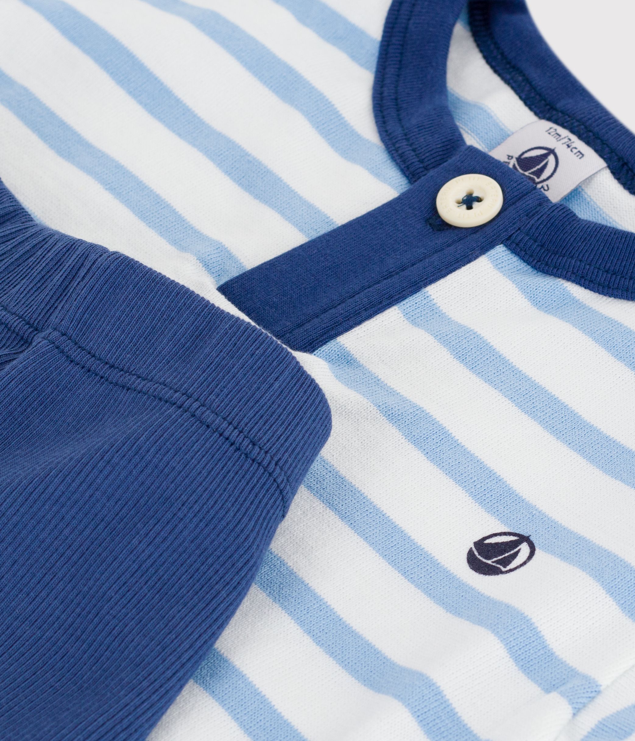 Babies' cotton gift set: 2-piece outfit
