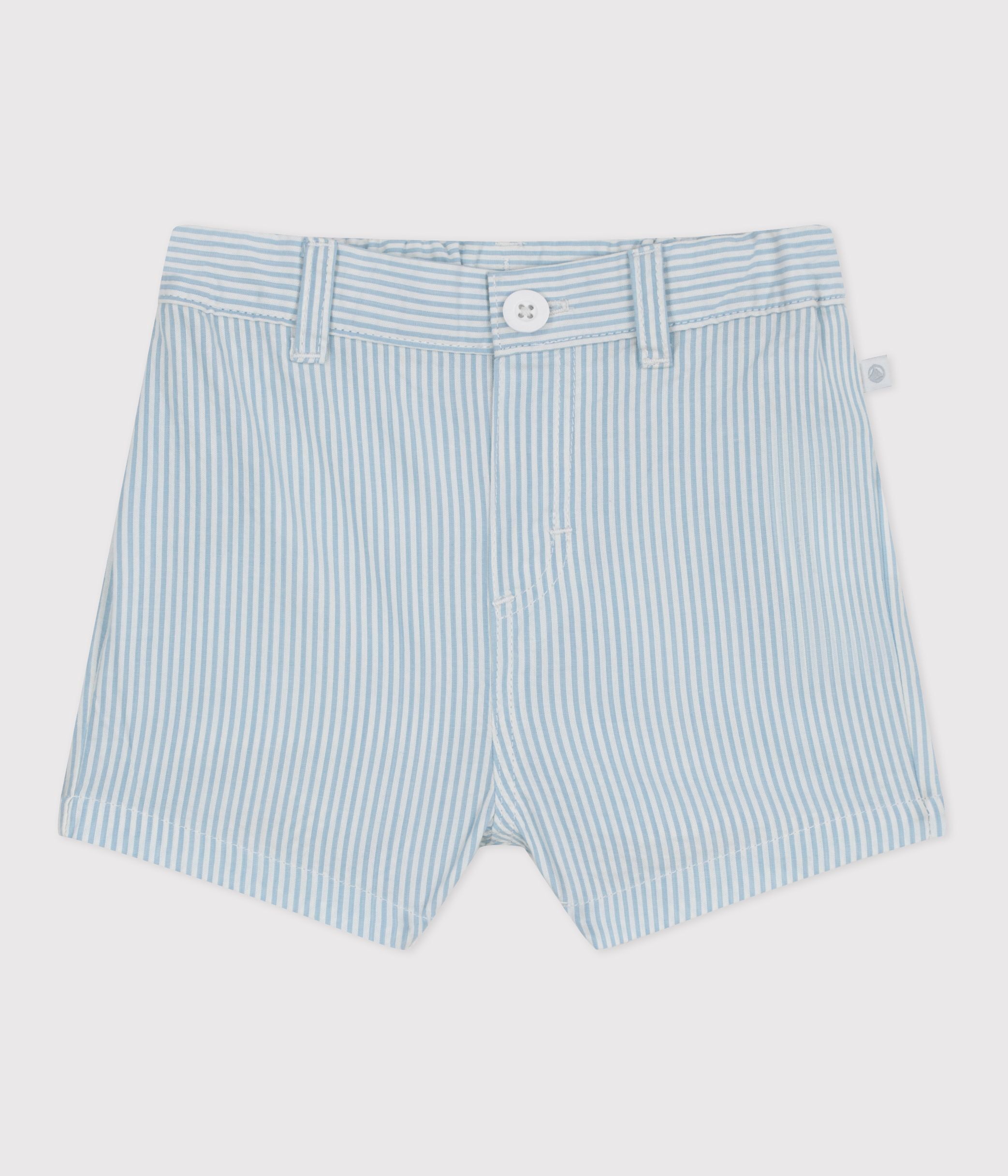Babies stripy cotton shorts