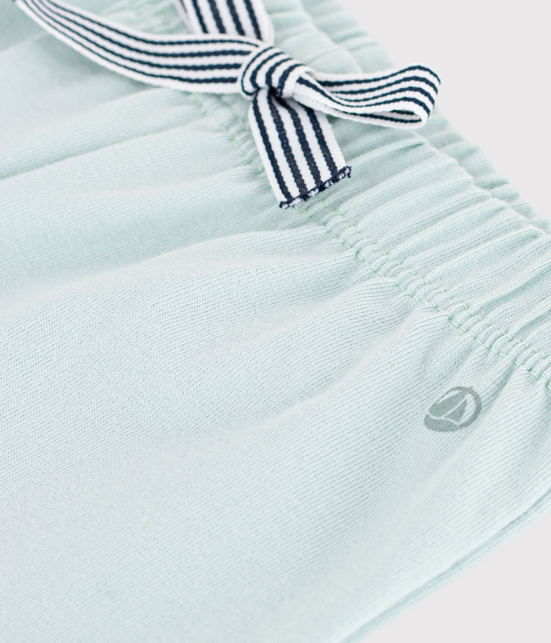 Babies' plain cotton shorts
