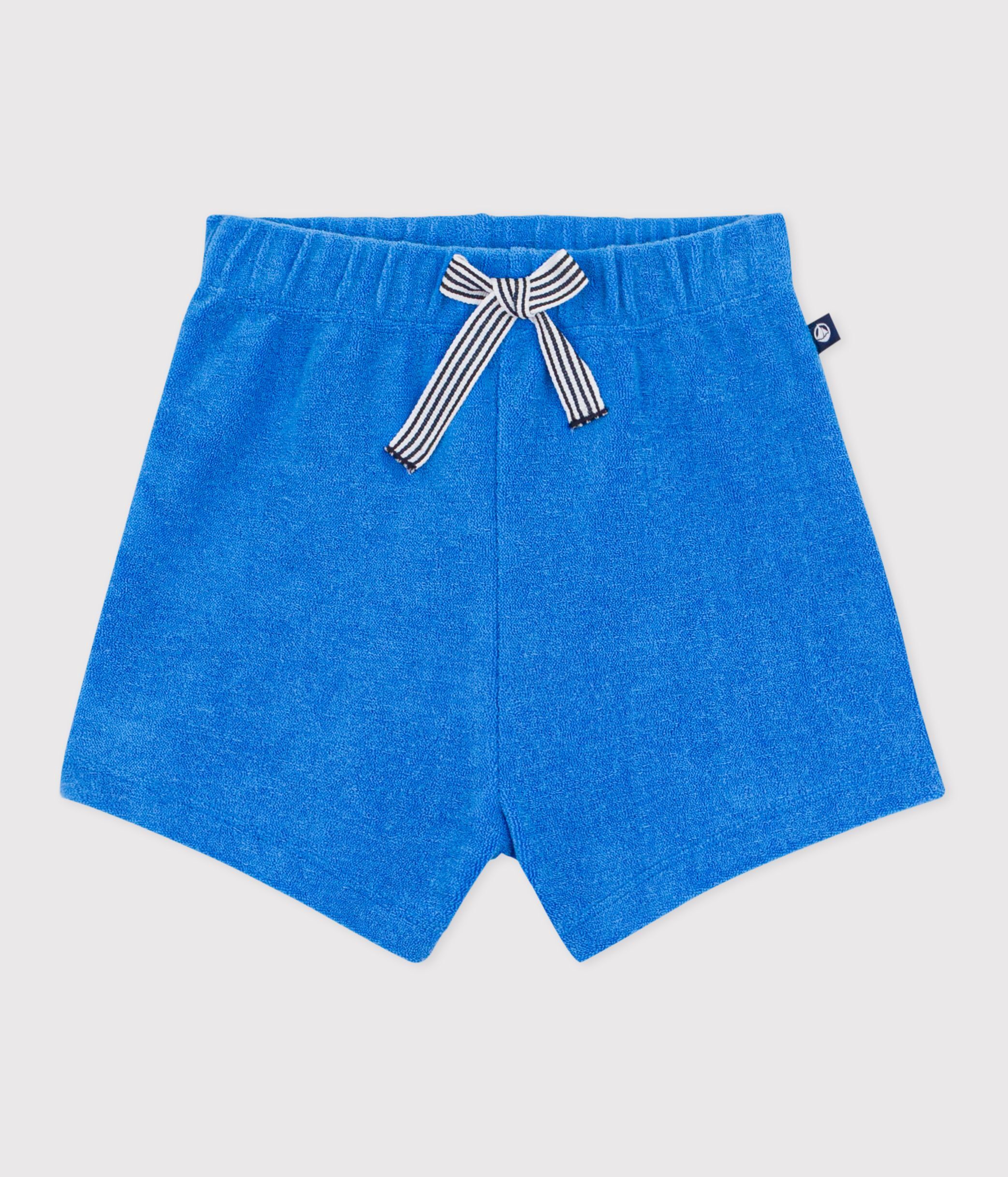 Babies' plain terry shorts