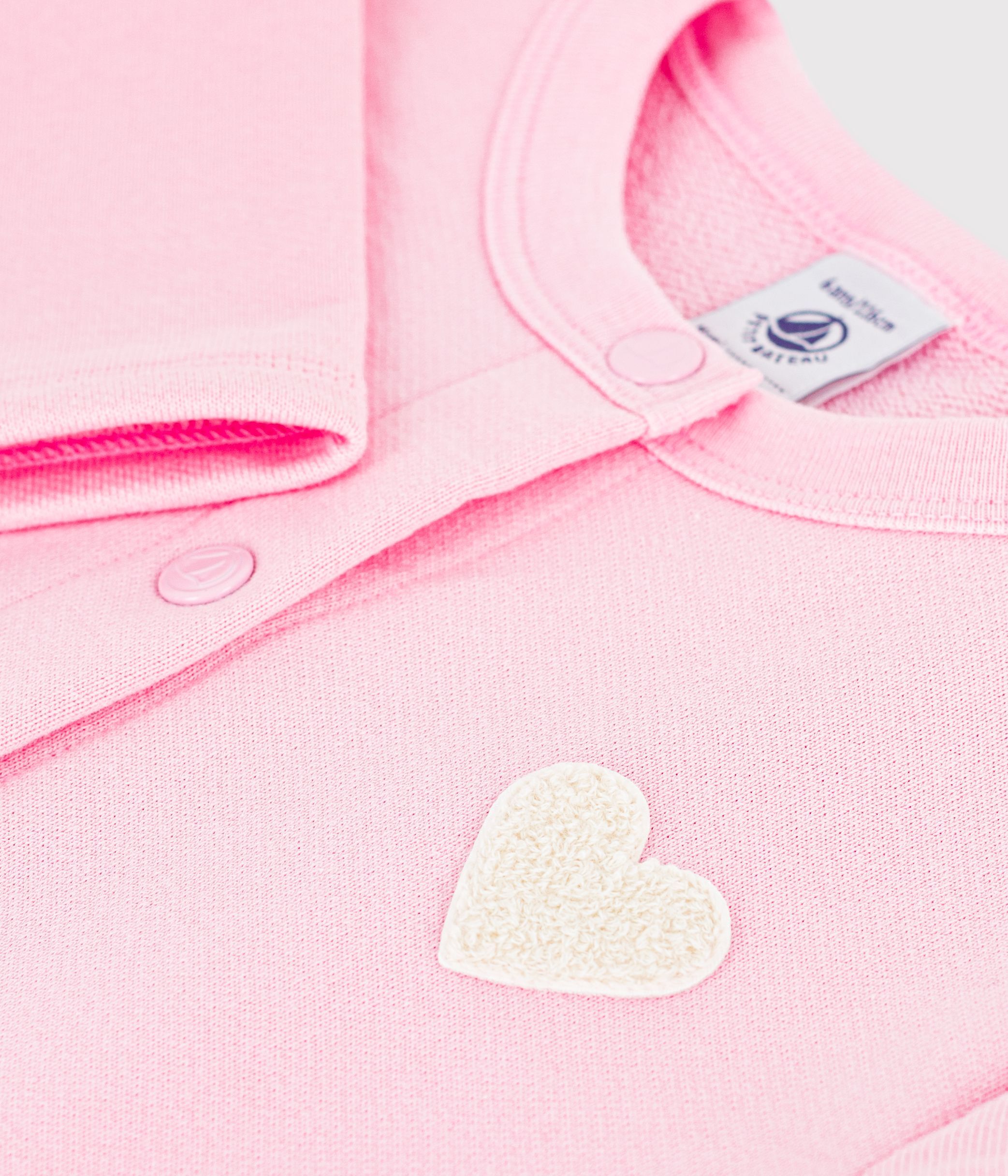Children's plain cotton cardigan