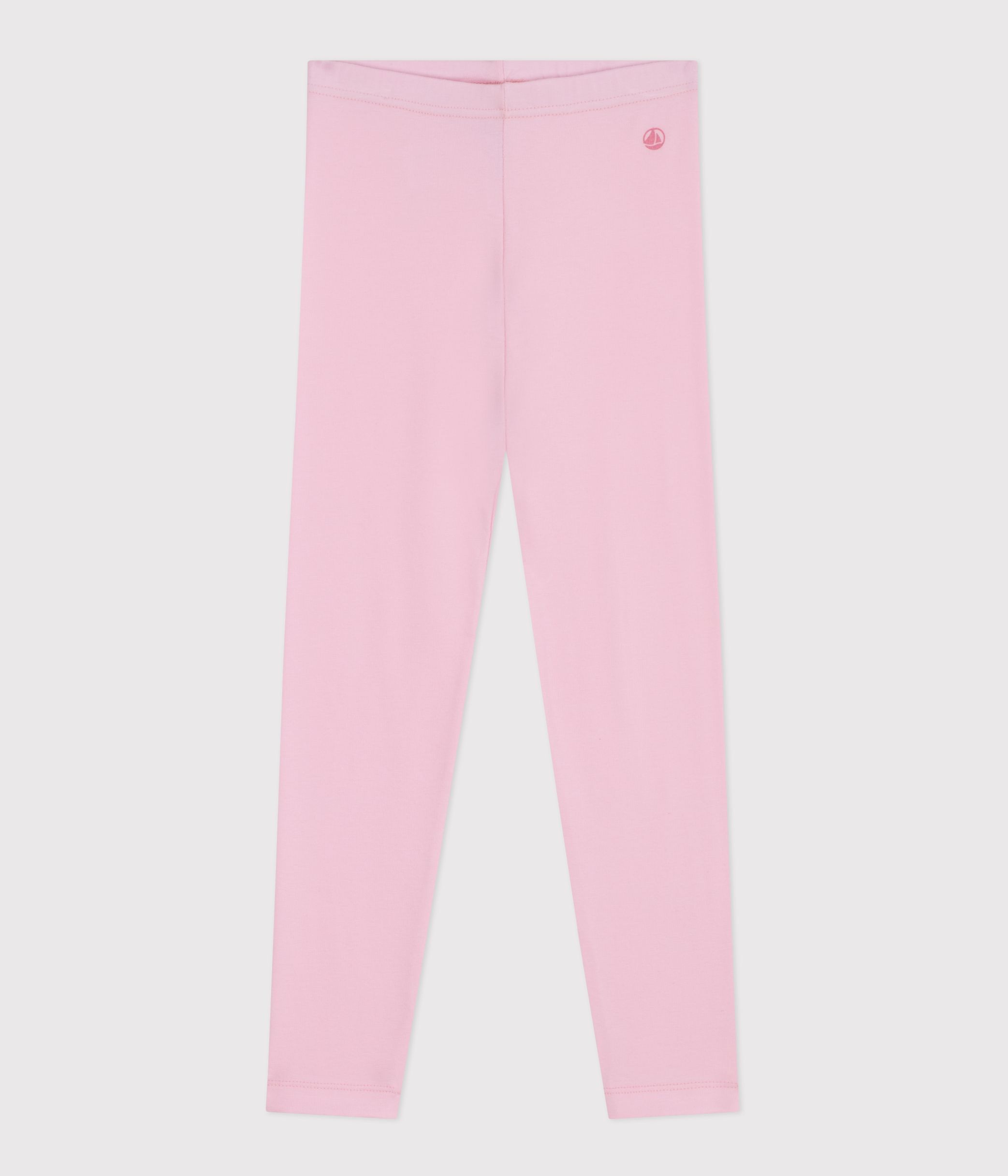 Children's plain cotton leggings