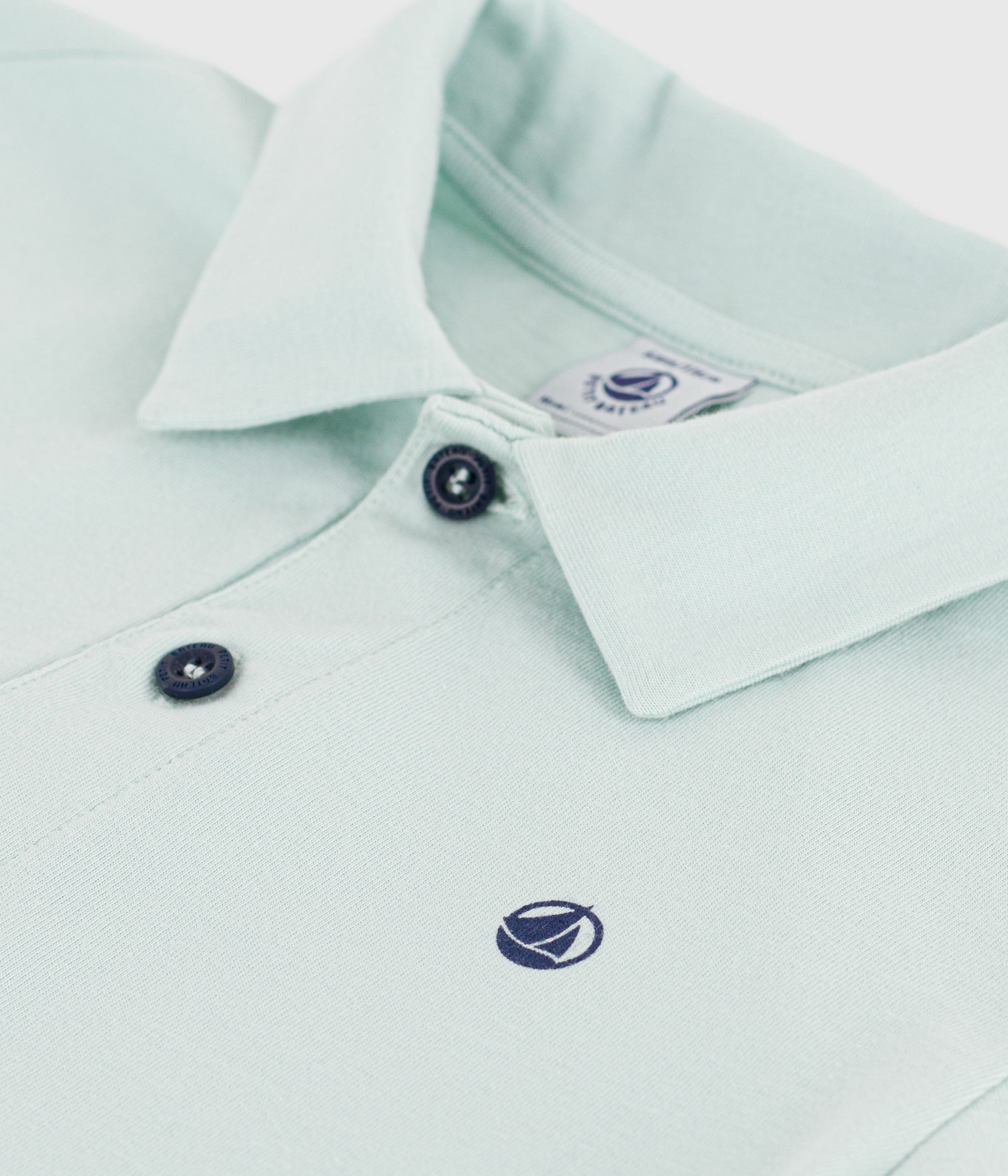 Children's short-sleeved cotton polo shirt