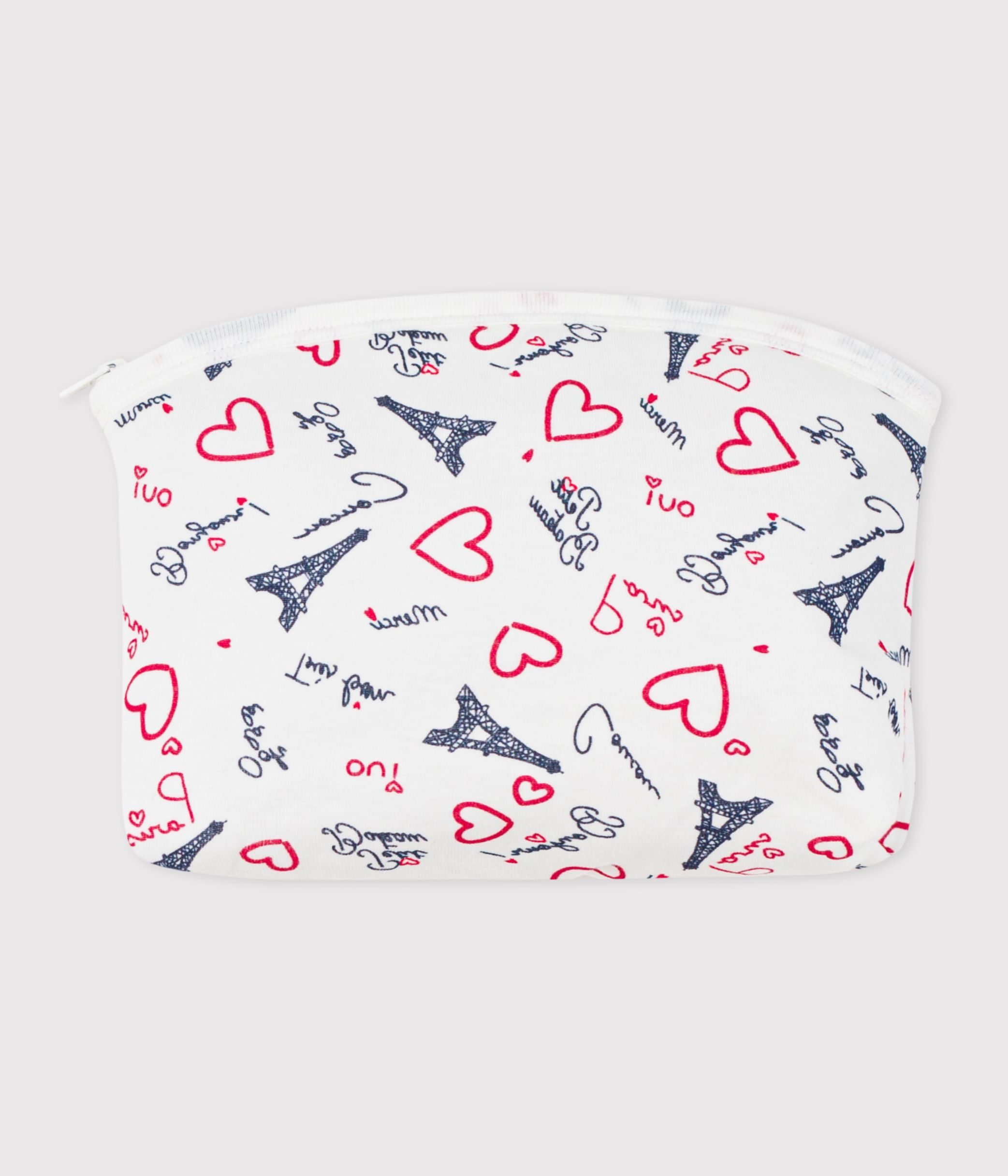 Babies' Paris-print cotton bag