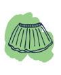 Icon representing the girls' skirt collection by Petit Bateau